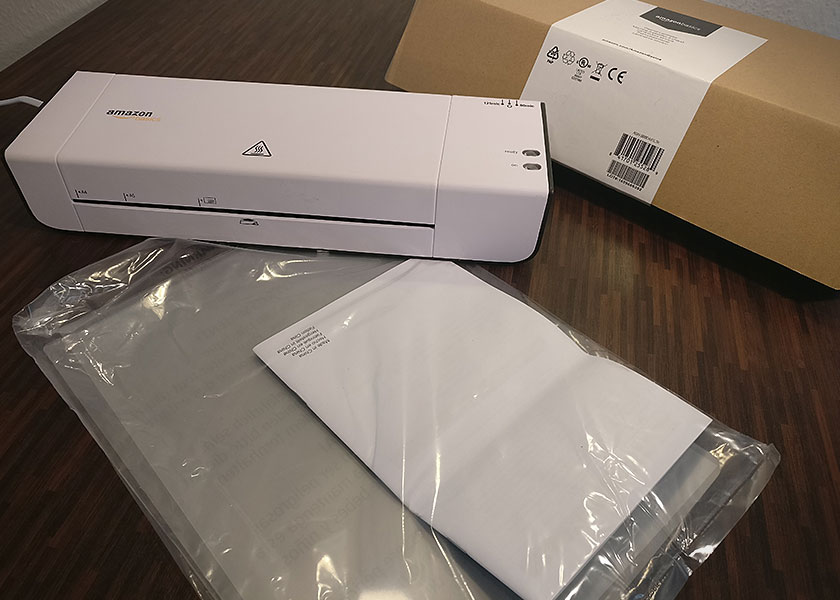 Amazon Basics Laminiergerät - Lieferumfang