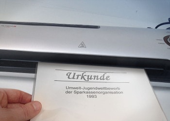 Laminiergerät Olympia A3040 - Einzug