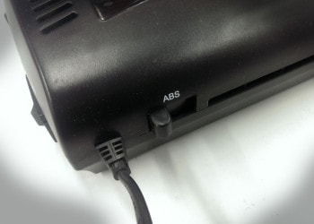 ABS am Laminiergerät