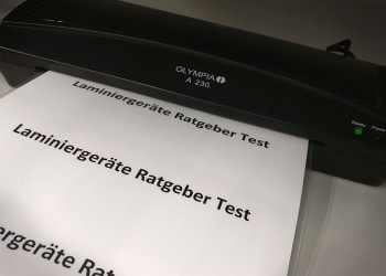 Laminiergerät Olympia A230 - Einzug