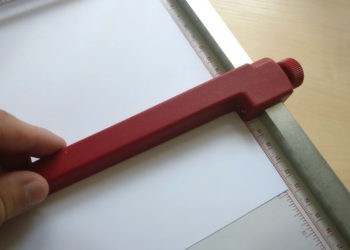 Ideal 1134 Papierschneider - Andruckschiene